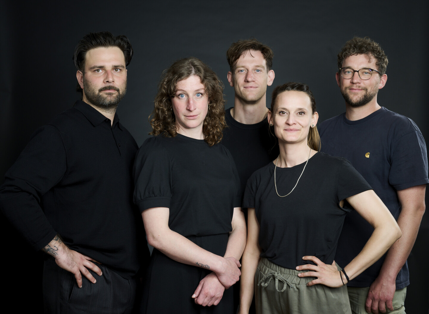 v.l.n.r. Enea Zeindler, Maria Pensa, Nik Hostettler, Aurelia Golowin, Christoph Ris